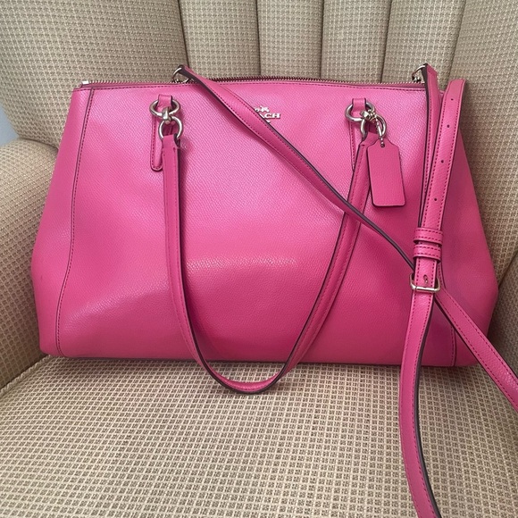 Coach Christie Pink Satchel - EUC - Picture 2 of 11